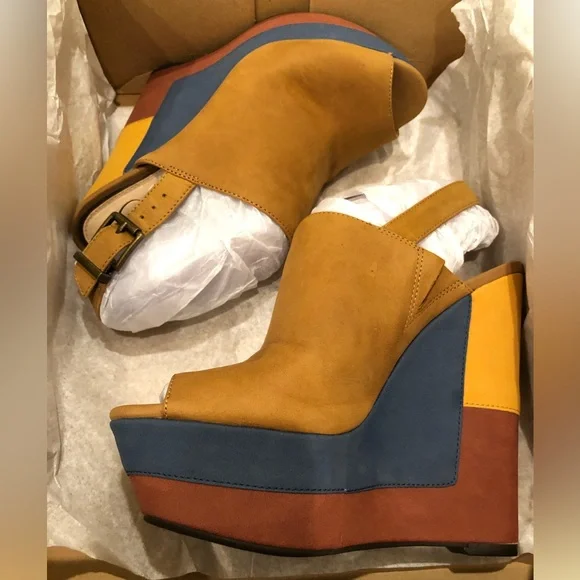 🌼JESSICA SIMPSON RADINA WEDGE SANDAL-platform - Picture 4 of 6